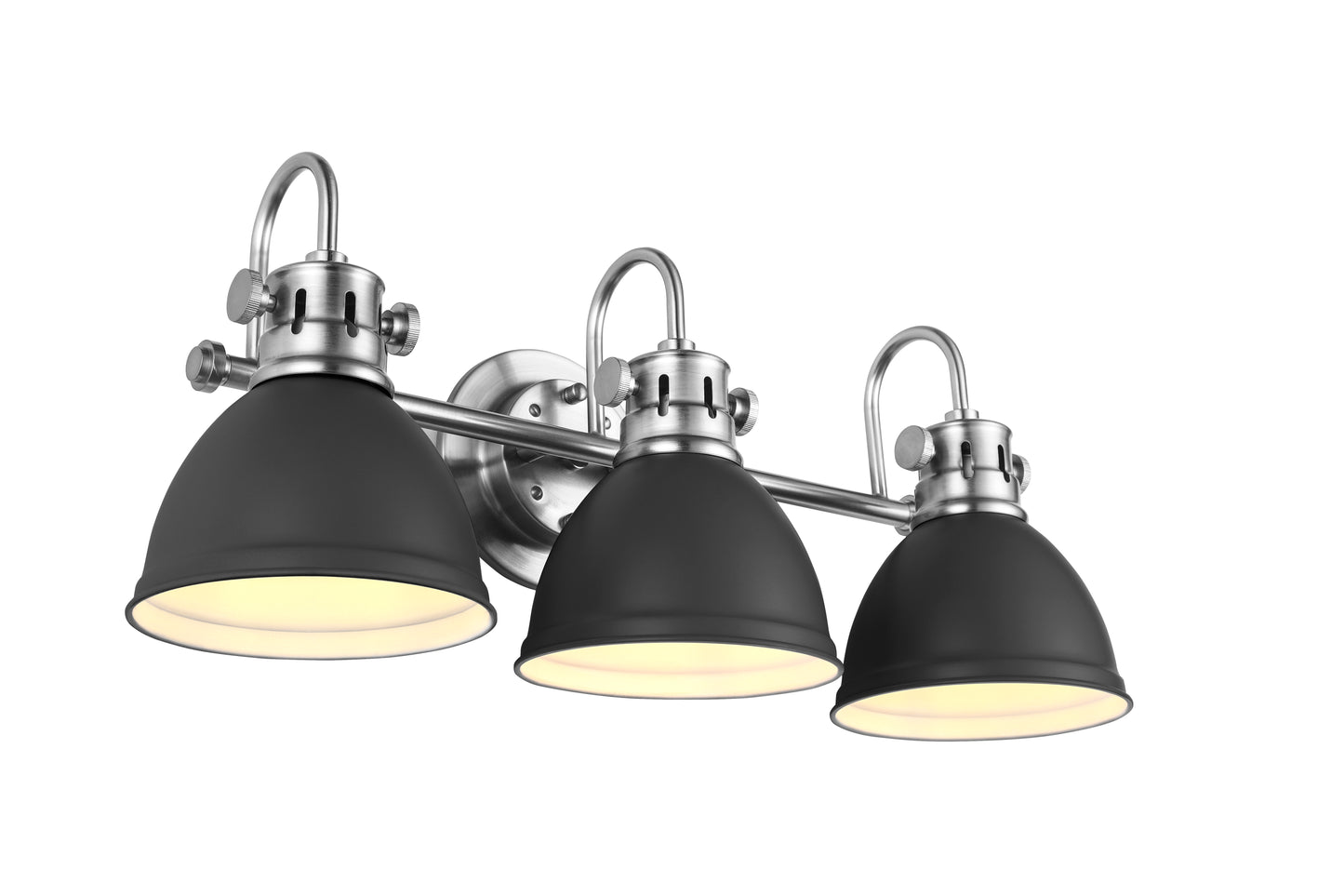 Classic Glow:  Metal Vanity Light