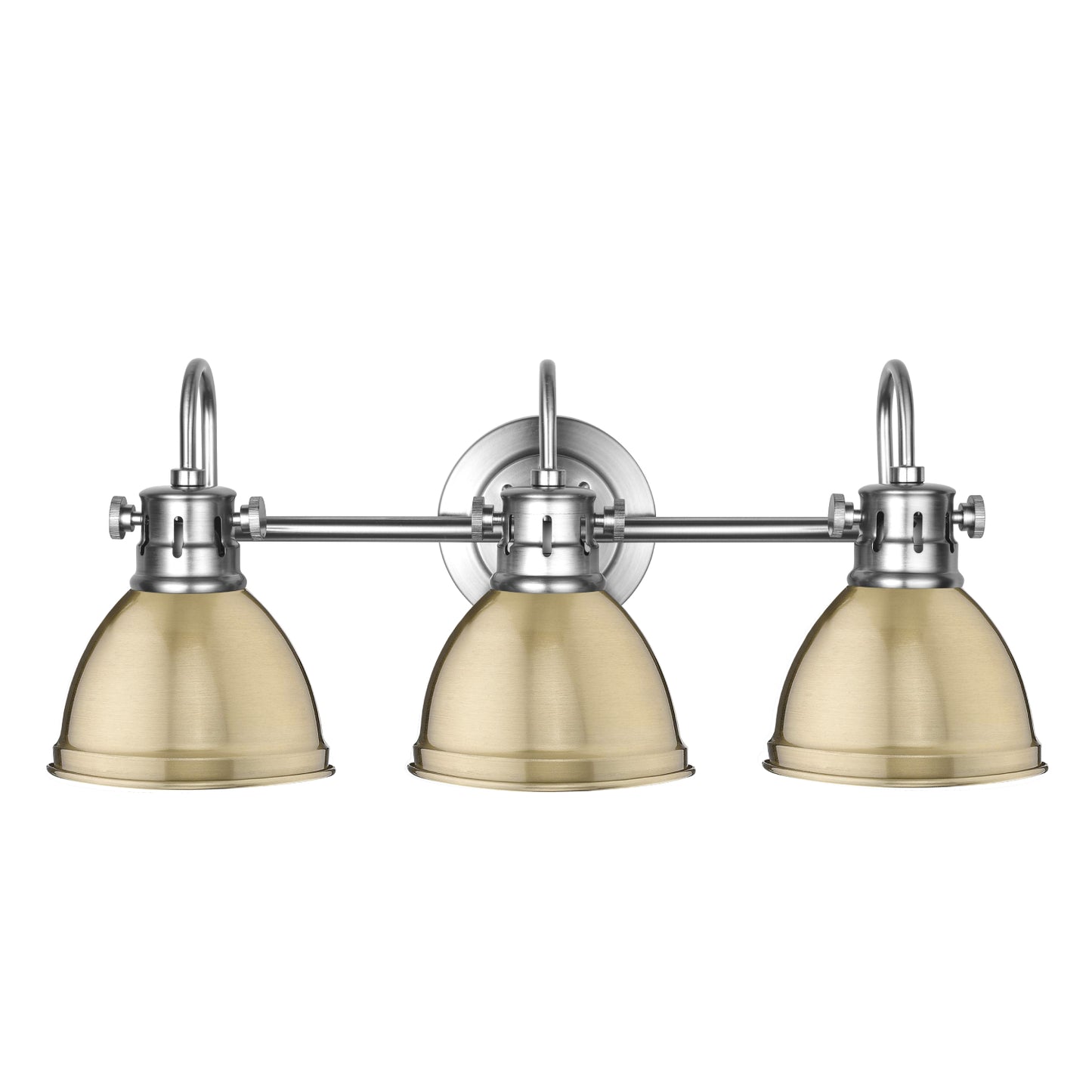 Classic Glow:  Metal Vanity Light