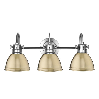 Classic Glow:  Metal Vanity Light