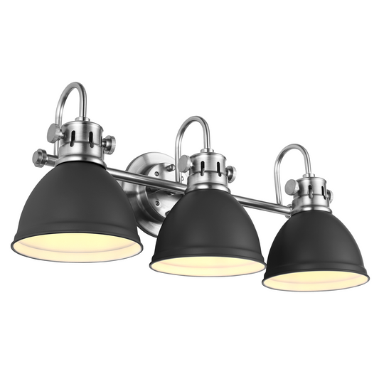 Classic Glow:  Metal Vanity Light