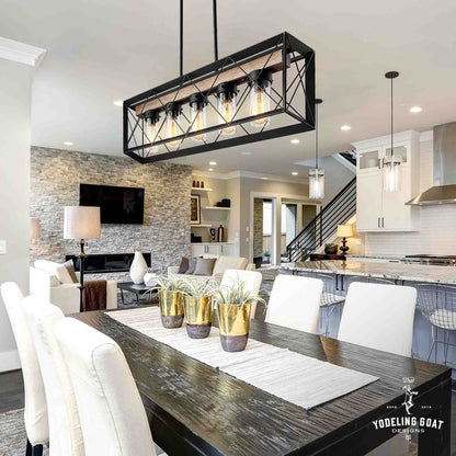 Rustic Radiance: 5-Light Farmhouse Chandelier