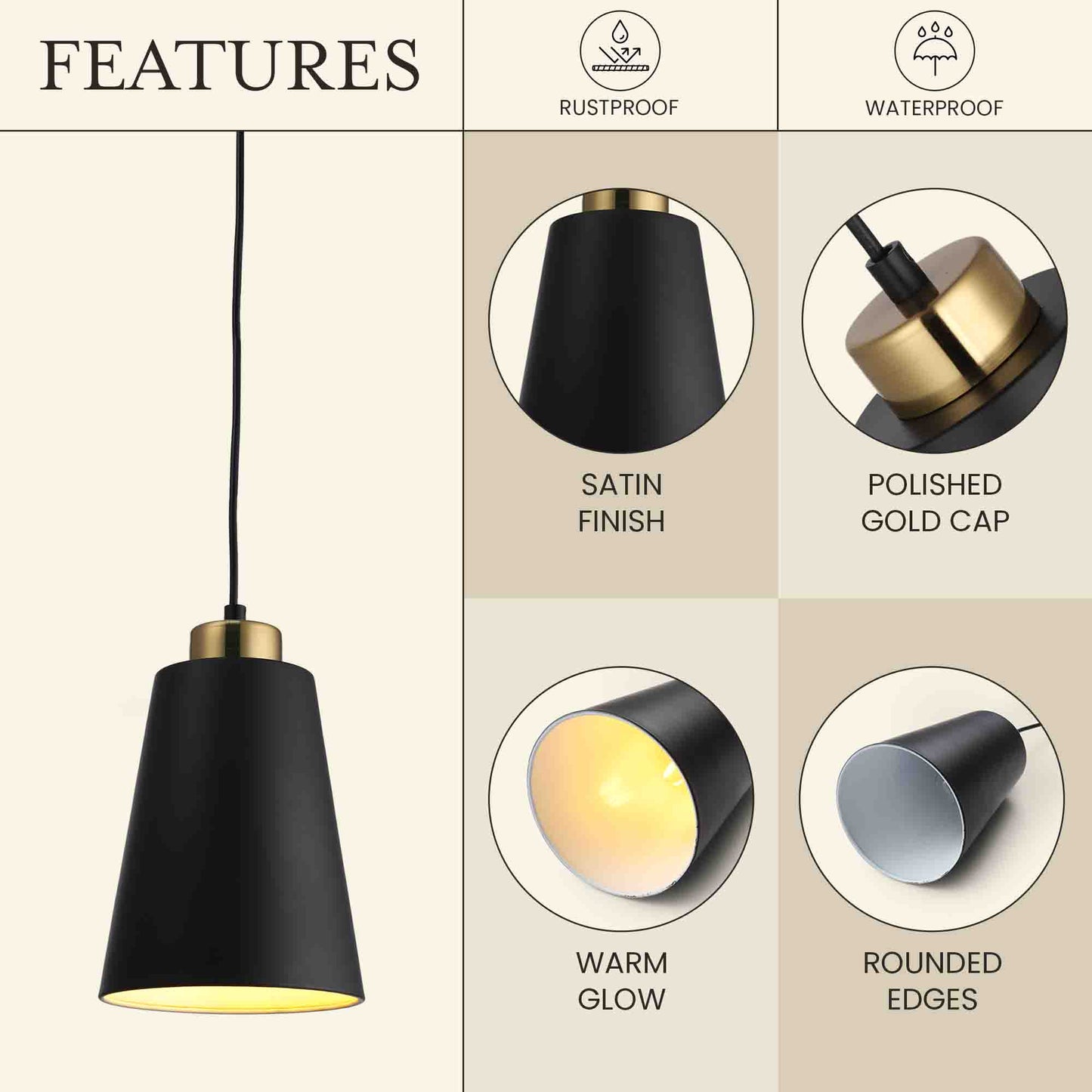 [Bulk Discounts] Elegant Glow: Industrial Pendant Light