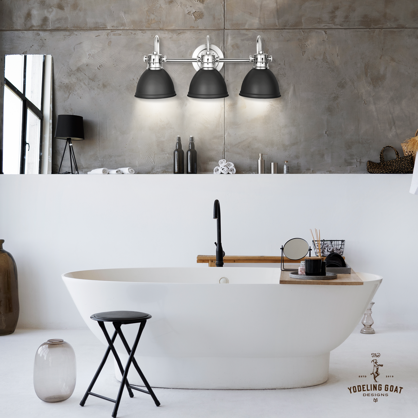 Classic Glow:  Metal Vanity Light