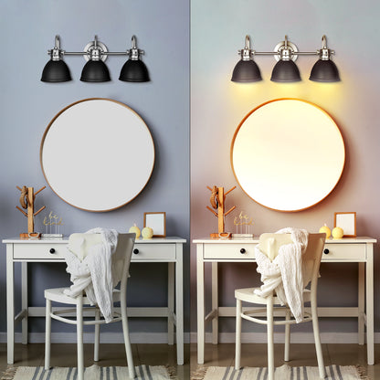 Classic Glow:  Metal Vanity Light